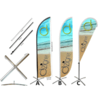 Customized Beach Stands Without Flag